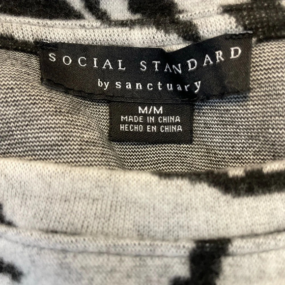 Social Standard by Sanctuary Women's Julia Brushed Knit Puff Sleeve Top.  Size:M - Picture 10 of 12